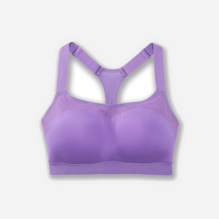 Brooks Dare Racerback Womens Running Bra - Heliotrope/MediumPurple - Philippines (475369UXD)